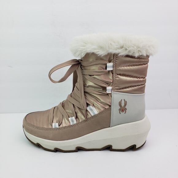 *AMPUTEE LEFT SHOE ONLY* Spyder Camden Womens Size 7.5 Rose Gold Warm Boot - Picture 2 of 10